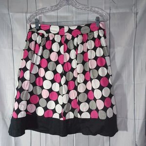 Cato polka-dot skirt